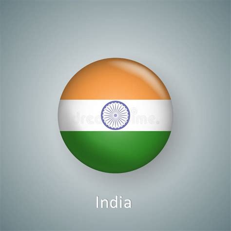 India Flag Circle Stock Illustrations India Flag Circle Stock