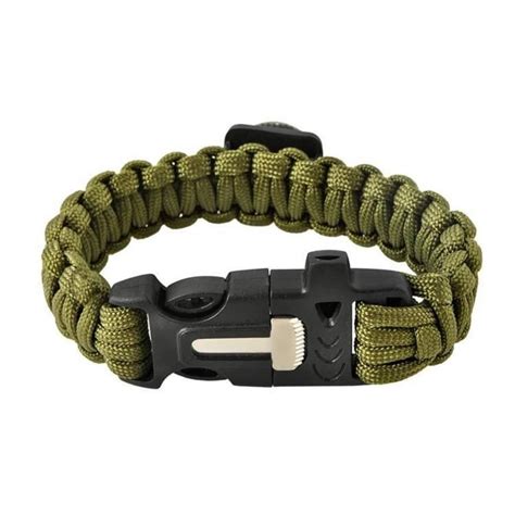 Survival Bracelet With Knife And Compass Estore