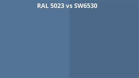 Ral 5023 Vs Sw6530 Ral Colour Chart Uk