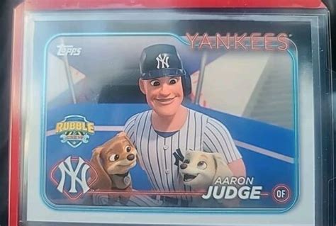 Rare Topps Update Series Pp Aaron Judge Paw Patrol Sp Yankees