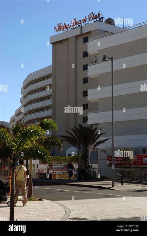 Palm Beach Club, Las Americas, Tenerife Stock Photo - Alamy