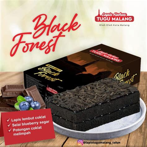 Jual Brownies Lapis Kukus Tugu Malang Blackforest Kota Malang Xdry