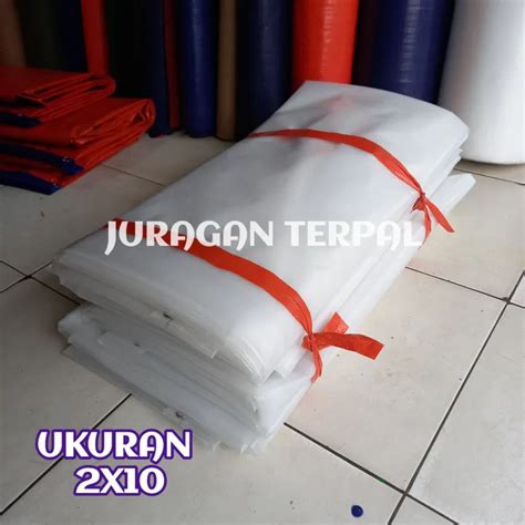 Terpal Plastik Bening Transparan Ukuran X Lazada Indonesia