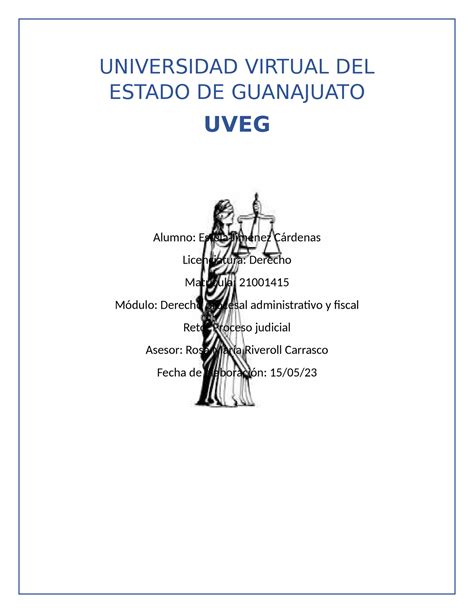 Reto 2 Derecho Administrativo Y Fiscal UNIVERSIDAD VIRTUAL DEL ESTADO