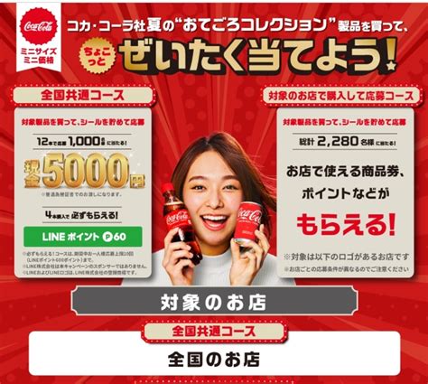 【未使用】懸賞応募★現金5000円が1000名様に当たる！コカ・コーラちょこっとぜいたく当てよう！キャンペーン！応募レシート12本購入分の落札