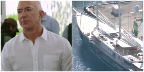 Mega Yate Del Multimillonario Jeff Bezos Llega Al Sur De La Florida Y