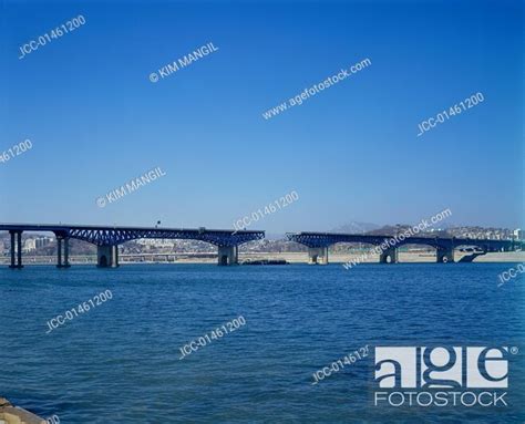 Seongsu Bridge collapse, Seoul, Korea, Stock Photo, Picture And Rights ...