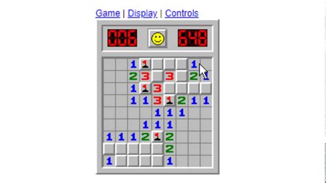 How To Play Minesweeper Demonstration Youtube