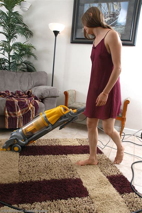 Naughty MILF Maddy Exposes Her Amazing Hairy Pussy While Doing Housework CoedCherry