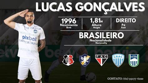 LUCAS GONÇALVES VOLANTE DEFENSIVE MIDFIELDER 2024 YouTube