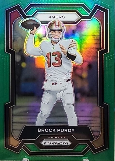 Brock Purdy 2023 Prizm 266 Green Price Guide Sports Card Investor