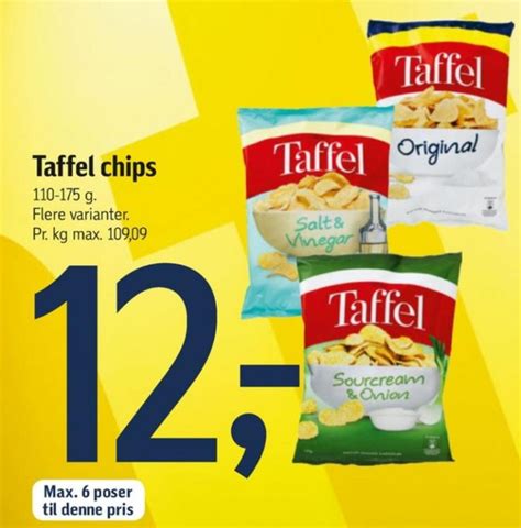 Taffel Chips F Tex Marts Alle Tilbudsavis