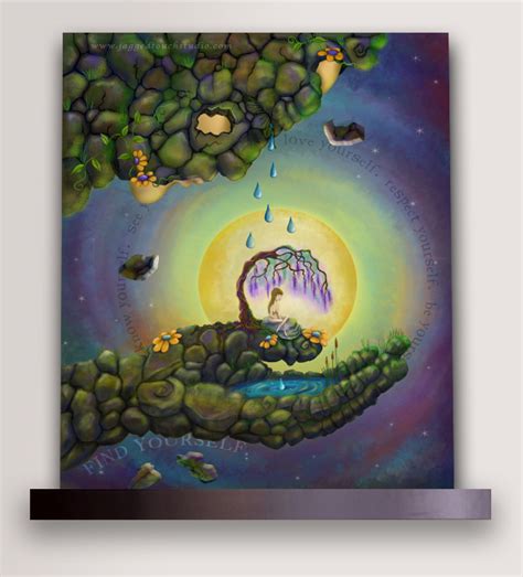 'Finding Yourself' Signed Giclee Canvas Wrap - Jagged Touch Studio