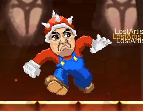 Dashiegames Mario Maker Pixel Art By Lostartis On Deviantart