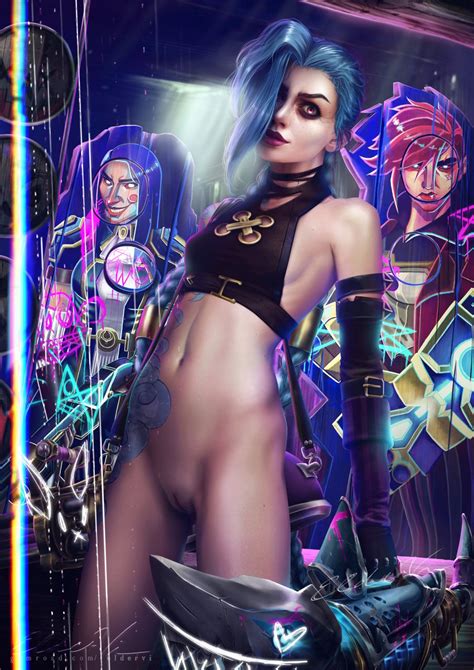 Rule 34 Arcane Arcane Caitlyn Arcane Jinx Arcane Vi Blue Eyes Bottomless Eldervi Innie Pussy