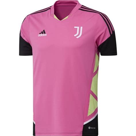 Juventus Training T Shirt Condivo Pro Pink Schwarz Gelb