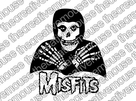 Misfits Crimson Ghost Fiend Skull Logo Svg Png Jpeg Pdf Etsy