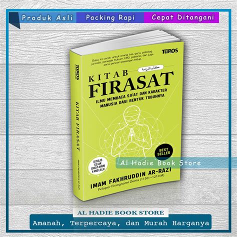 Jual Kitab Firasat Asli Ilmu Membaca Sifat Dan Karakter Orang Dari