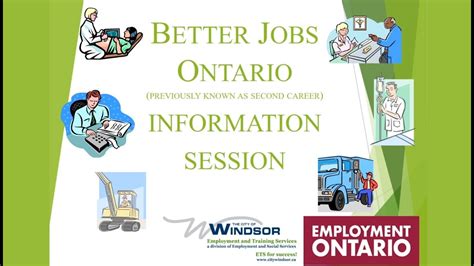 Employment And Training Services Better Jobs Ontario Workshop Youtube