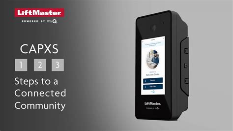 How To Set Up And Connect The Liftmaster Capxs Access Control System Youtube