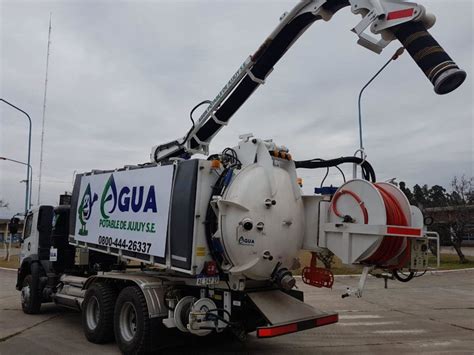 Agua Potable de Jujuy recibio el tercer camión aspirador y