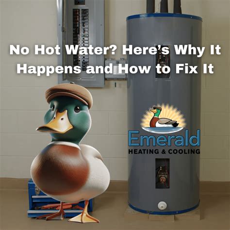 No Hot Water Emerald Heating Cooling