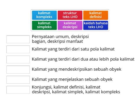 Struktur Dan Kebahasaan Teks Lho Match Up