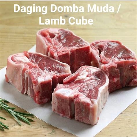 Jual Daging Domba Muda Potongan Cube 1 Kg Shopee Indonesia