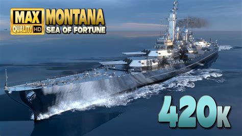 Battleship Montana Enters The 400k Damage Club World Of Warships