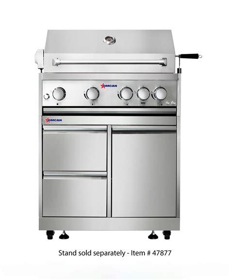 30″ BBQ Grill Propane Gas 5 Burners 58,000 BTU with Rotisserie Kit ...