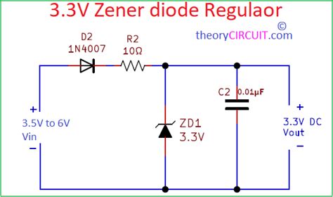 V Zener Diode Regulator Circuit