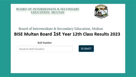 Bise Multan Th Class Result Check Results Here