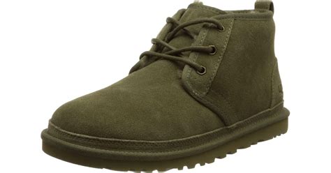 Ugg Suede Neumel Boot In Burnt Olive Green Lyst