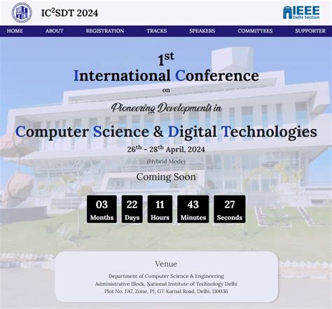 1st International Conference On Pioneering Developments In Computer