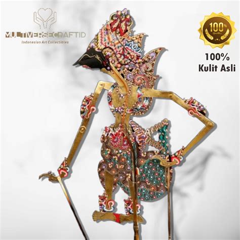 Jual Wayang Alusan Kulit Kerbau Asli Kresna Krisna Ukuran Standar