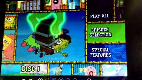 Spongebob Season Dvd Menus By Dakotaatokad On Deviantart Off