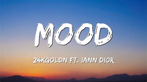 Kgoldn Mood Feat Iann Dior Lyrics Youtube