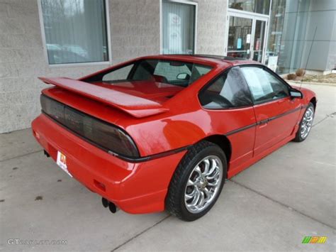 1986 Red Pontiac Fiero Gt 61288177 Photo 2 Car Color