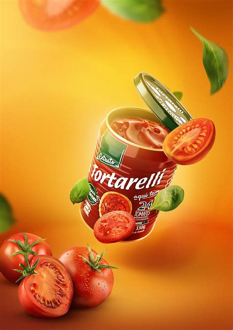 Tomato Sauce Retouch On Behance Food Graphic Design Food Poster