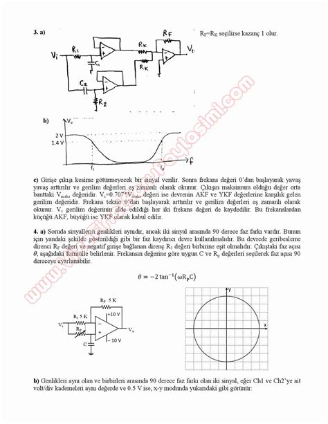 Elektronik Lab 2 Bütünleme Soruları ve Cevapları 2014 Sayfa 3