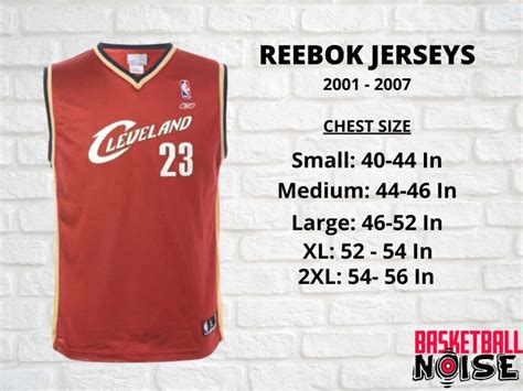 What Is The Nba Jersey Size Basketball Noise