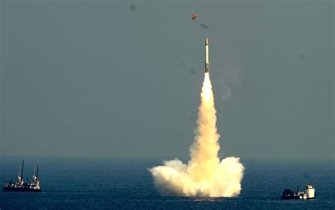 Ins Arihant Successfully Launched Submarine Launched Ballistic Missile