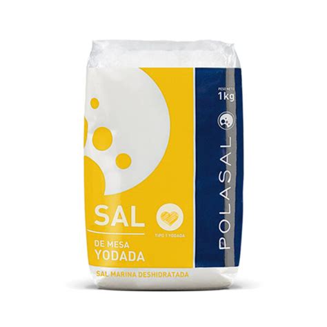 Sal Marina De Mesa Yodada Deshidratada 1 Kg Sales Marinas Alapont