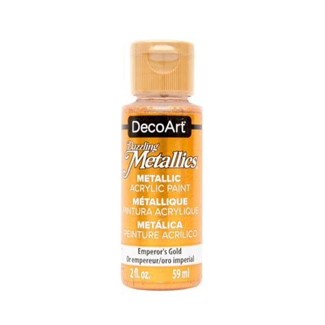 Tinta Acrílica DecoArt Metalizada 59 ml Emperor s Gold Atelier das