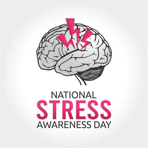 national stress awareness day vector illustration 5480308 Vector Art at ...