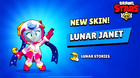 New Skin Lunar Janet Brawl Stars YouTube