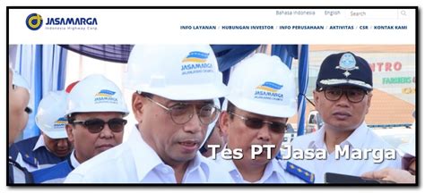 Pengalaman Tes Dan Seleksi Mt Pt Jasa Marga Persero Tbk Tips Kerja