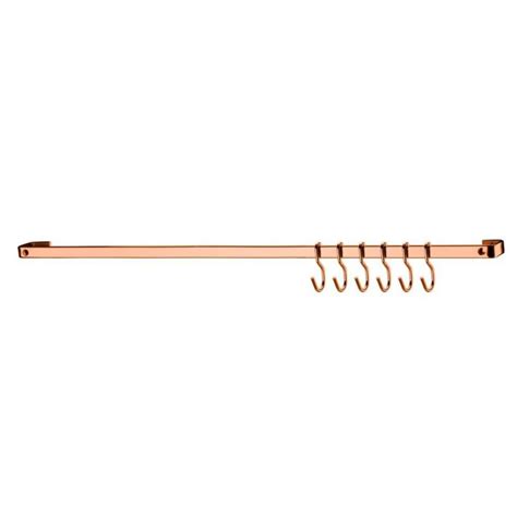 Barra Future 45cm Piatina 6 Ganchos Rose Gold Cocil Home Center