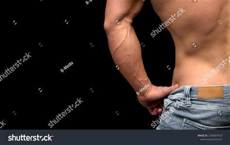 Back View Torso Attractive Male Body Foto De Stock Editar Ahora