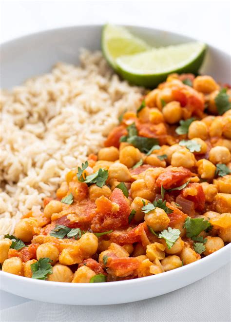 Easy Vegan Chickpea Curry Haute Healthy Living